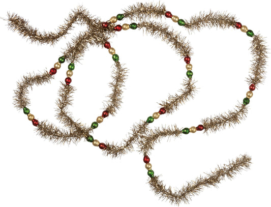 Christmas Beads Glass Garland