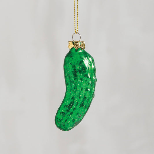 Glass Pickle Ornament