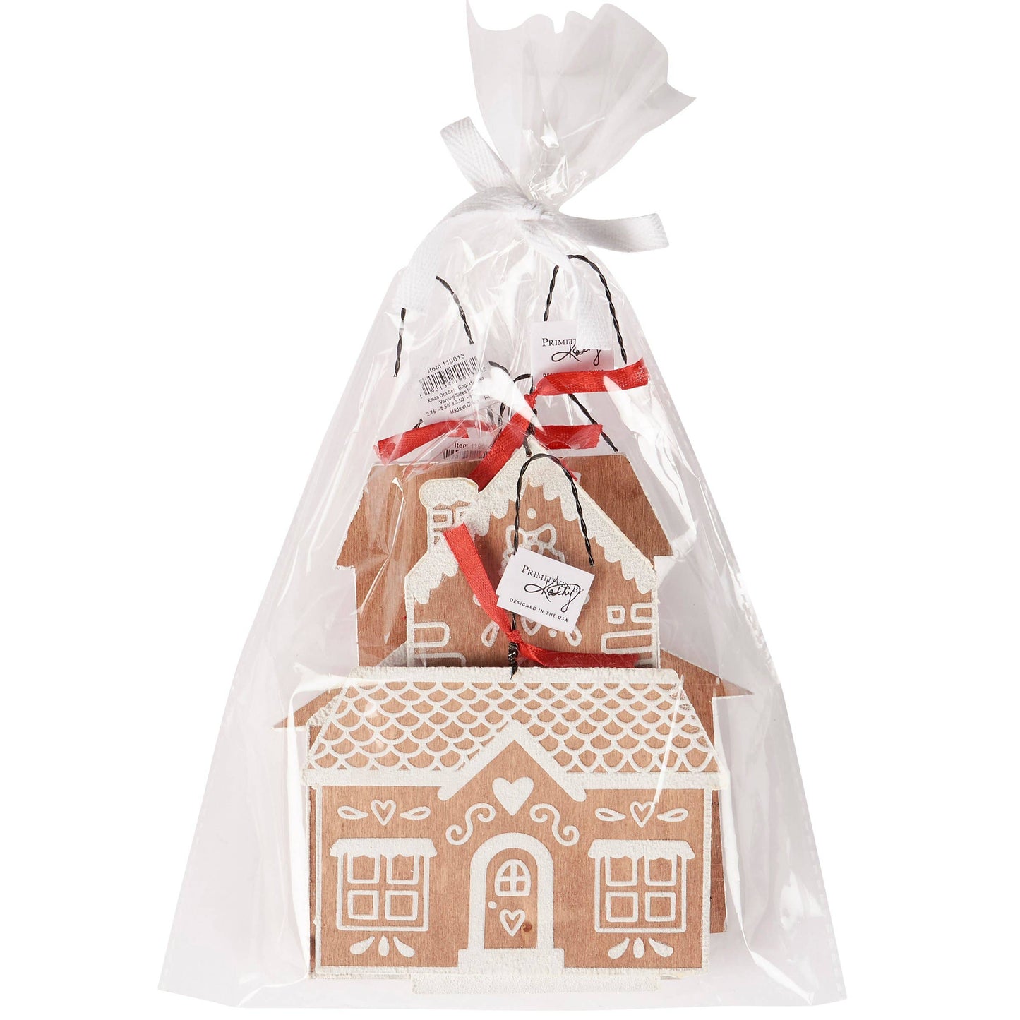 Gingerbread House Ornament Set