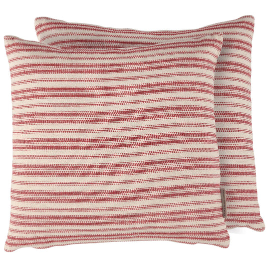 Red Stripe Pillow